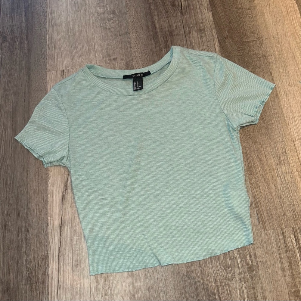 Forever 21 Green Short Sleeve top